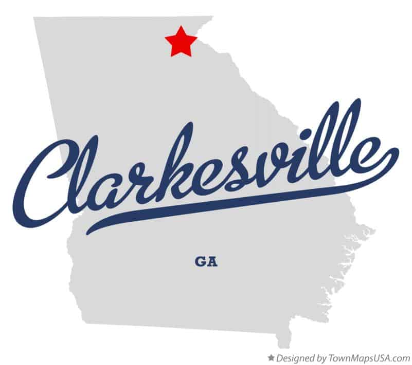 map_of_clarkesville_ga